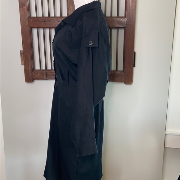 VINTAGE LINDA ALLARD/ELLEN TRACY BLACK DRESS SZ 10 - Picture 3 of 7